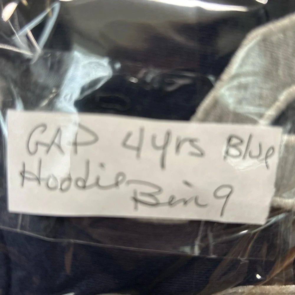 Gap Boys Hoddie 4 Years Blue Cozy Warm‎ Winter Casual Daycare